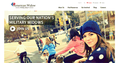 Desktop Screenshot of americanwidowproject.org