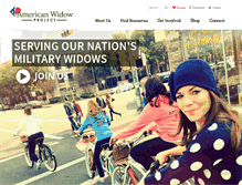 Tablet Screenshot of americanwidowproject.org